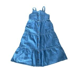 Girls Old Navy size 8 (M) denim dress